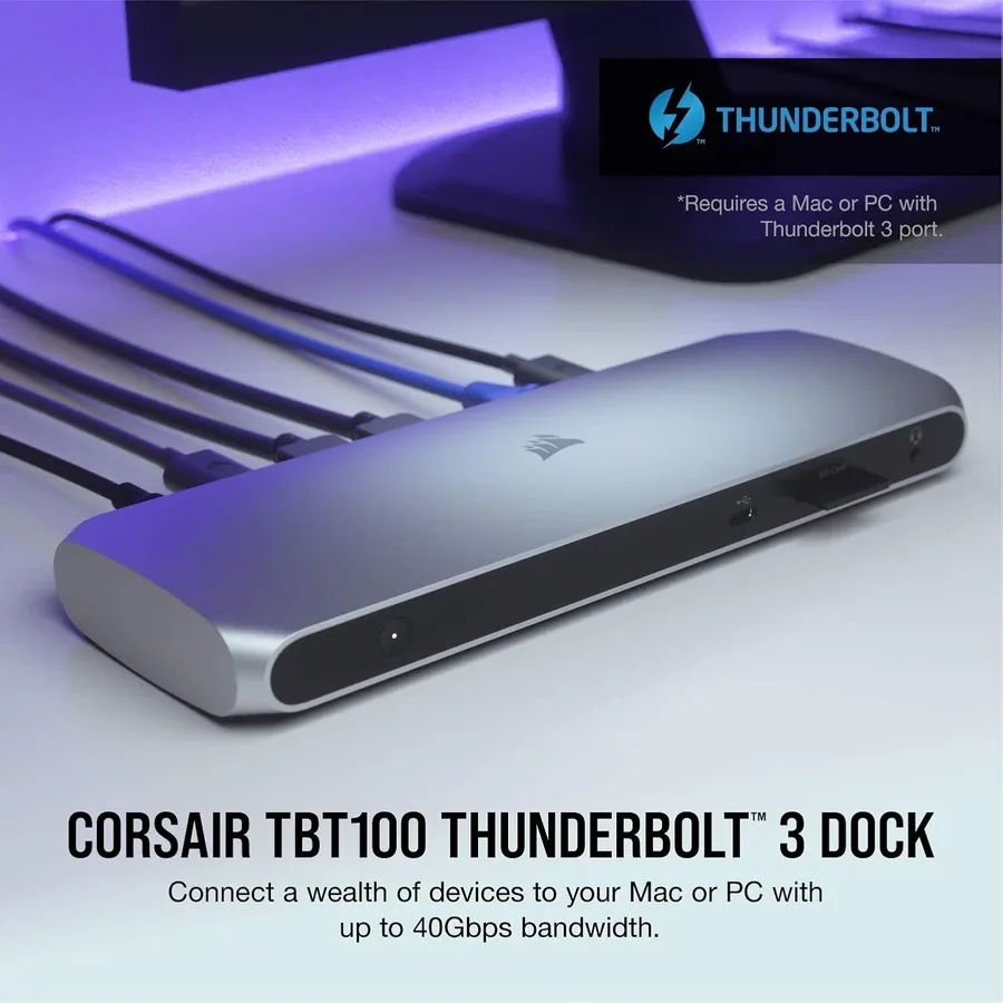 Corsair TBT100 — תחנת עגינה Thunderbolt