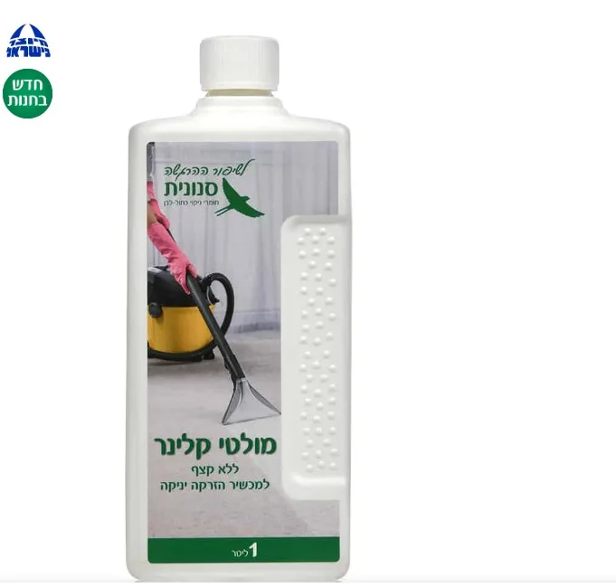 מולטי קלינר ללא קצף למכשיר הזרקה יניקה – 1 ליטר